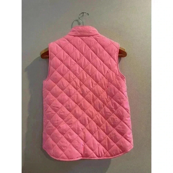 CrewCuts J. Crew Girls Vest Quilted Puffer 14 Barbie Bright Neon Pink - Picture 2 of 4